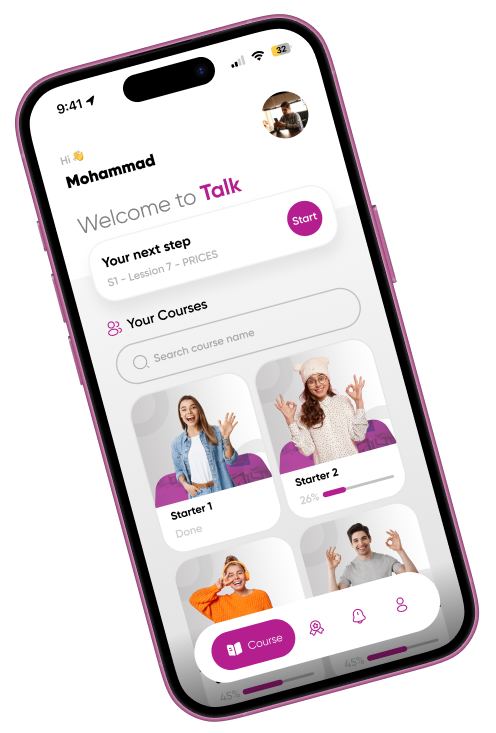 نمایش اپ تاک روی موبایل